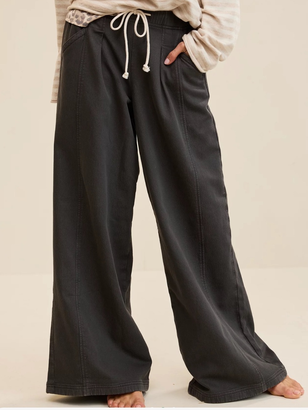 Aerie Daydream Denim Stretch Trouser - Smoke Gray - Medium Regular - Picture 4 of 9
